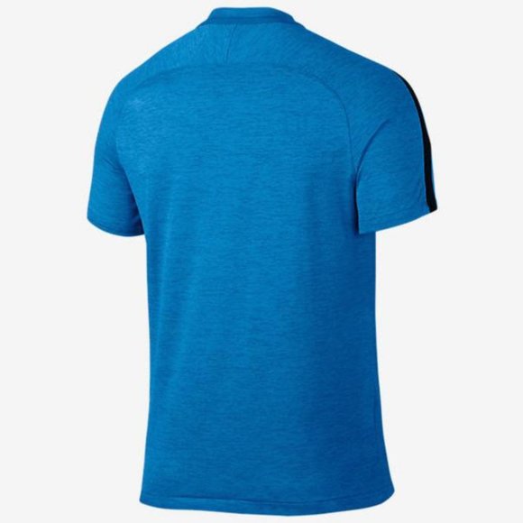 Nike Men's Dri-FIT Squad Short Sleeve Training V-Neck Top - Pacific Blue (Large) - Picture 2 of 3